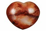Colorful Carnelian Agate Heart #205328-1